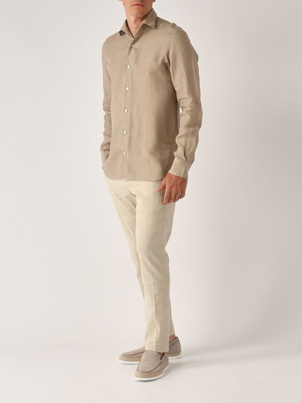 5. Camicia uomo in lino Corda Barba Napoli ifu95p0147029u