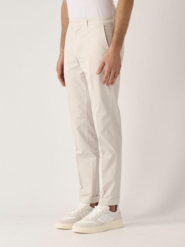 2. Men's stretch cotton pants White Fay ntm8650187trse