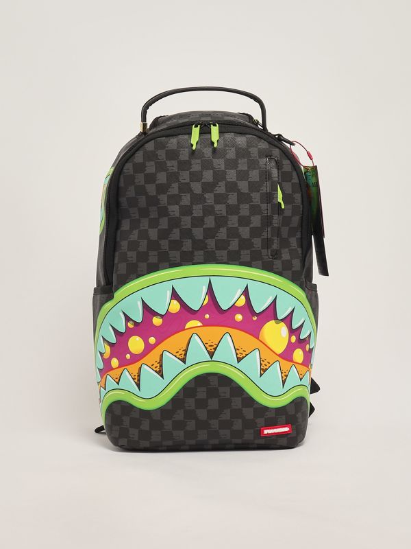 Slime Takeover leather-look baby backpack 910b7404nsz Grey