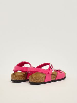 3. Rio Sandale für Mädchen aus Birko-Flor (Kunstleder) Fuchsia