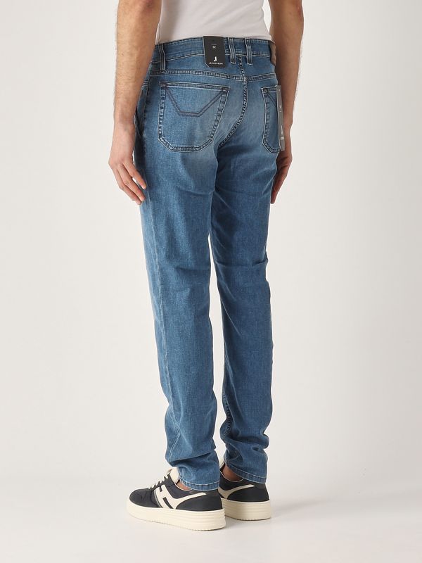 3. Julius men's stretch cotton blend jeans Medium Denim Jeckerson pe25juppa014juliu001
