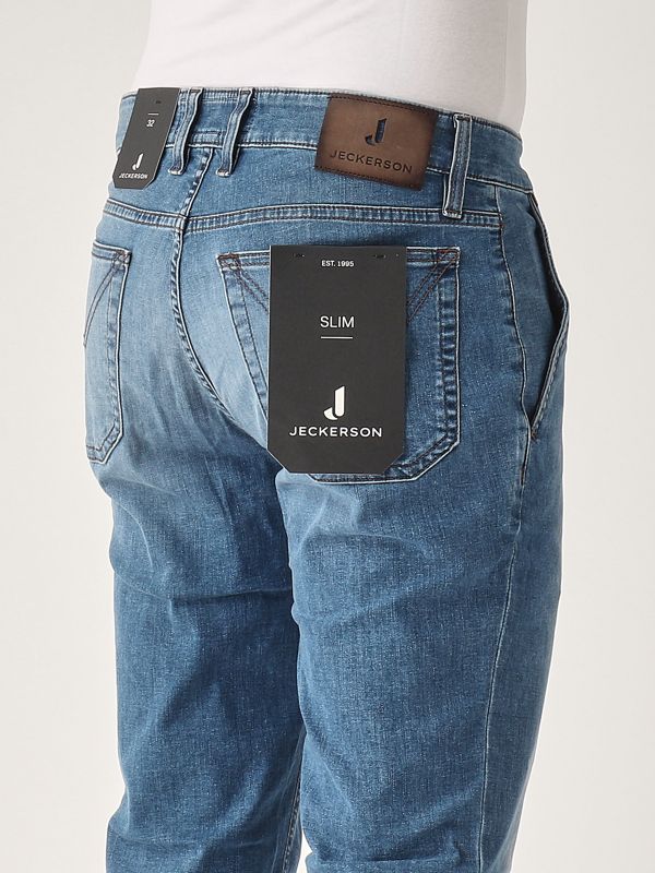 4. Julius men's stretch cotton blend jeans Medium Denim Jeckerson pe25juppa014juliu001