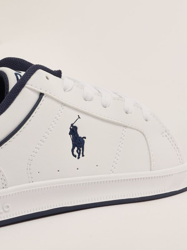 5. Zapatillas para niño de piel sintética Blanco Polo Ralph Lauren rl02431101