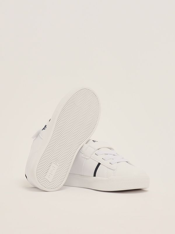 4. Child leatherette sneakers White Polo Ralph Lauren rl01268100