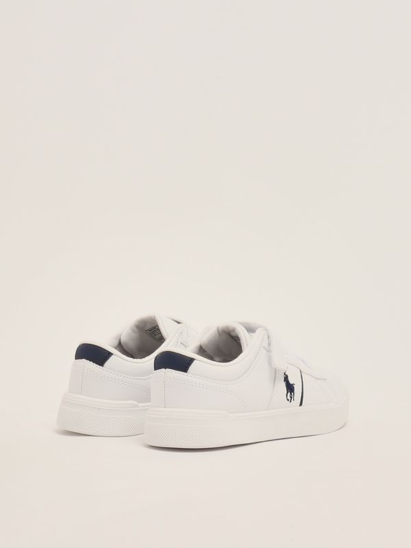 3. Child leatherette sneakers White Polo Ralph Lauren rl01268100