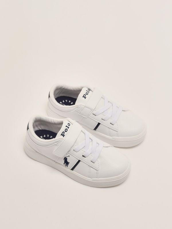 2. Child leatherette sneakers White Polo Ralph Lauren rl01268100