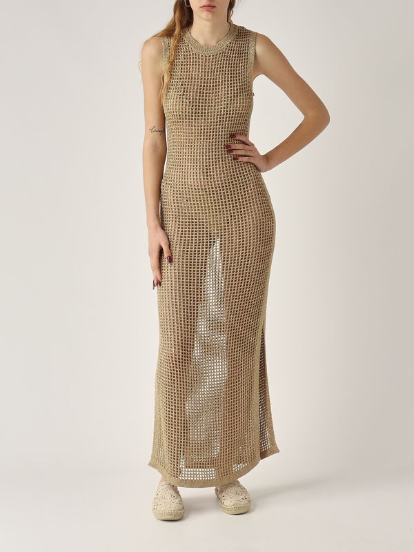 KITTEN GLITTER STRIPE KNIT DRESS 伊勢丹限定色 CFCL“ラメ糸煌めく”「GLITTER」シリーズに伊勢丹別注アイテム