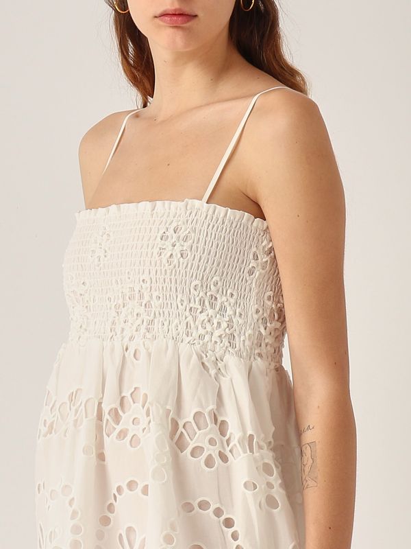 4. Hawa women's cotton dress White MC2 Saint Barth haw001