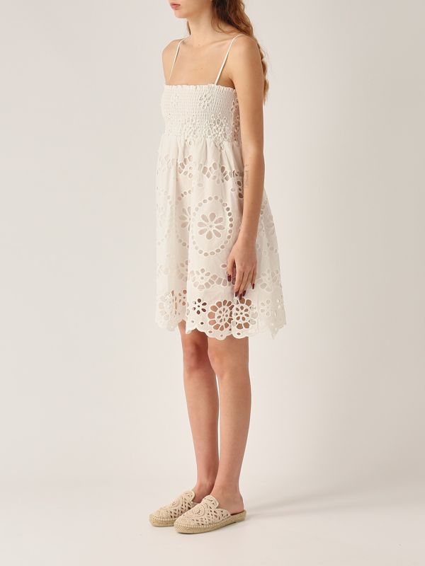 2. Hawa women's cotton dress White MC2 Saint Barth haw001