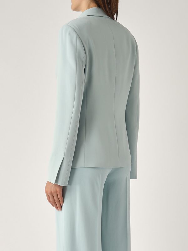 3. Gente stretch cady fabric blazer for women Sky blue Pinko 104930a213
