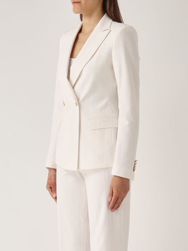 3. Traje de mujer Albar de algodón elástico Blanco Tagliatore 940029albar1bad
