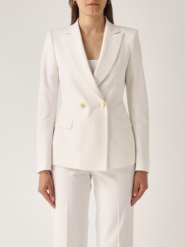 2. Traje de mujer Albar de algodón elástico Blanco Tagliatore 940029albar1bad