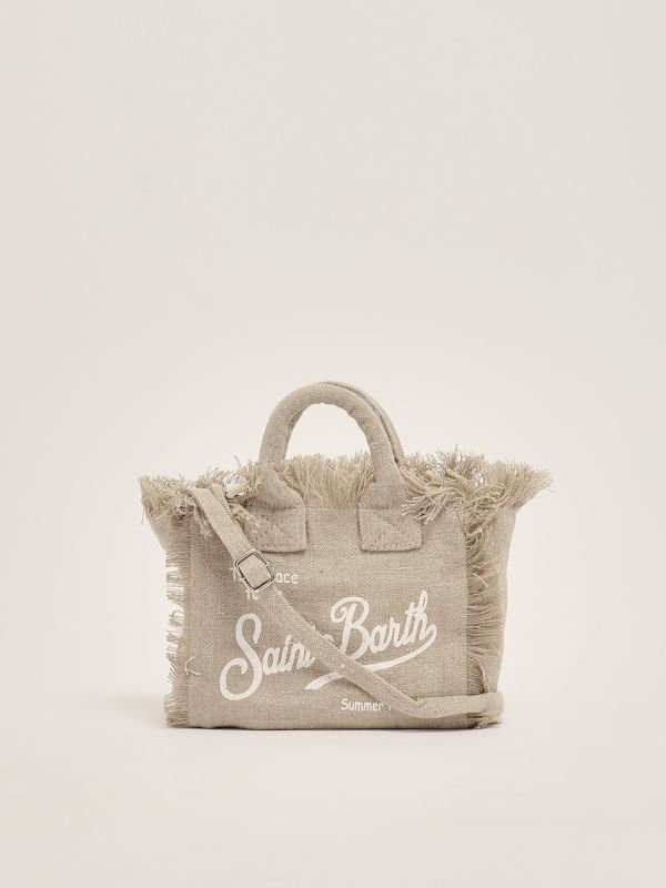 3. Mini sac en lin Vanity pour femme Biege MC2 Saint Barth vami008