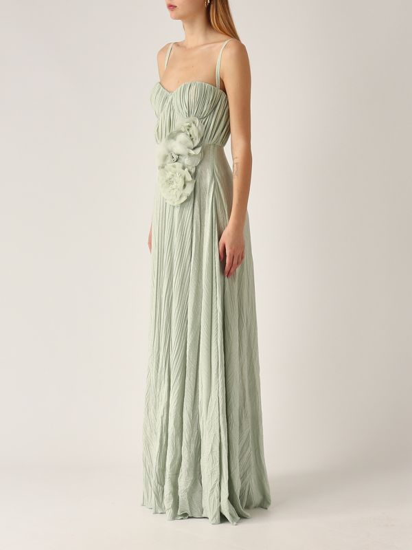 2. Viscose blend stretch lurex dress for women Mint Elisabetta Franchi abr2252e2