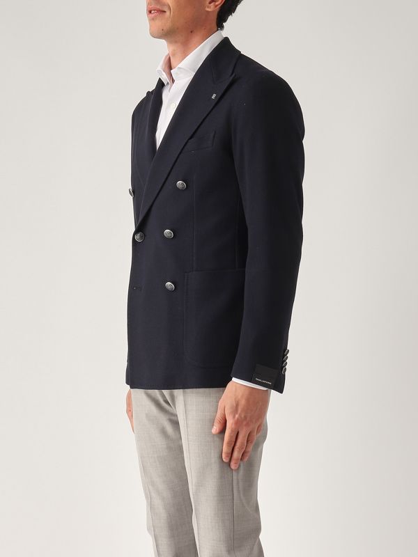 2. Montecarlo cotton blazer for men Navy Tagliatore 1smj20kpe770151j25e171