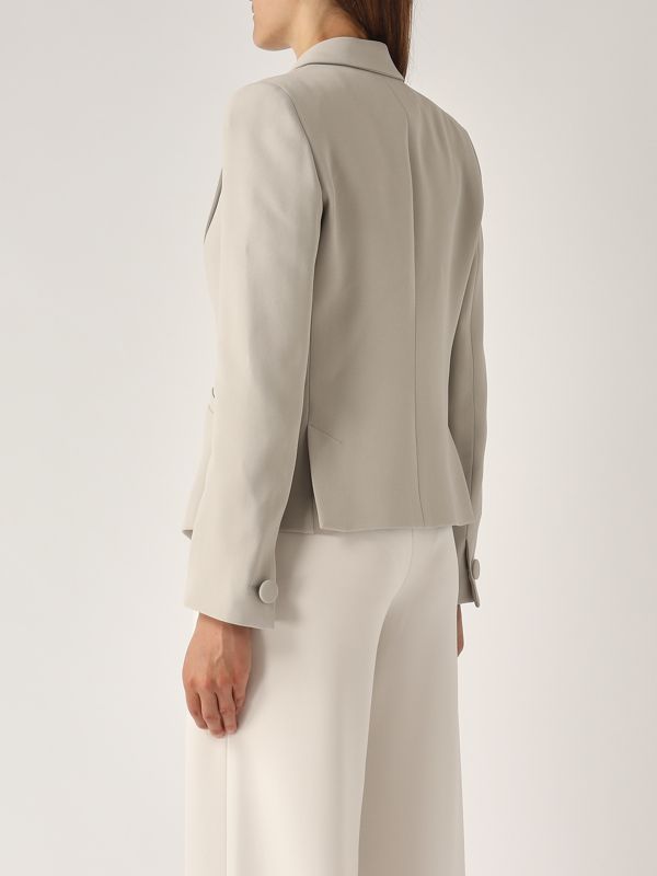 3. Women's viscose blend jacket Grey Mineral Emporio Armani 0ng3ct02013