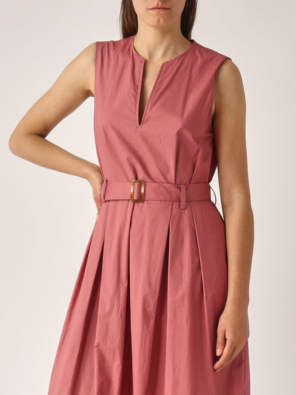 4. Vestido de mujer de algodón Rosa Antiguo Woolrich cfwwdr0184frut3944