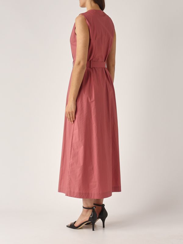 3. Vestido de mujer de algodón Rosa Antiguo Woolrich cfwwdr0184frut3944