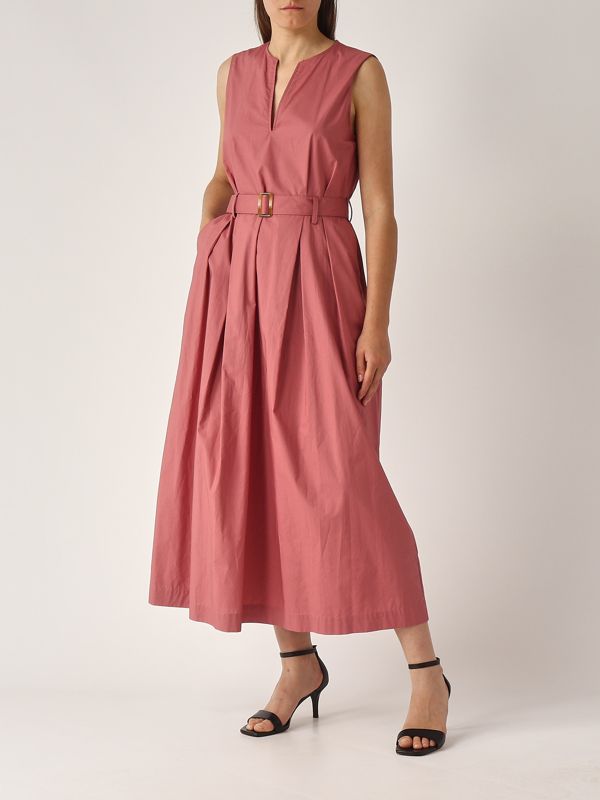 5. Vestido de mujer de algodón Rosa Antiguo Woolrich cfwwdr0184frut3944