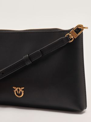 5. Borsa donna Flat Mini in pelle Nero Pinko 104277a0f1