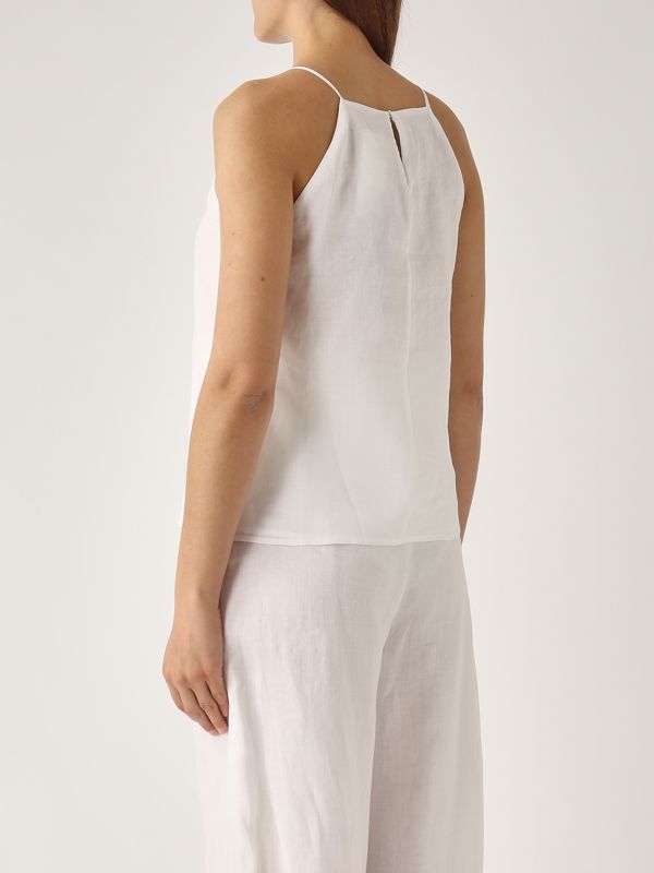 3. Top donna Summer in ramiè Bianco Ottico Max Mara Studio 2516161042600