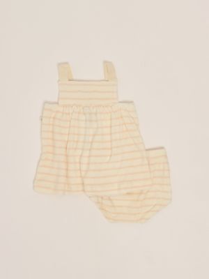 2. Newborn Orleno terry cloth baby suit Nude