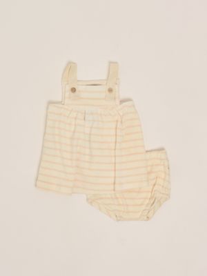 1. Newborn Orleno terry cloth baby suit Nude