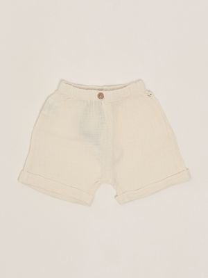 Mirko cotton shorts for baby boys Ecru 1+ in the family