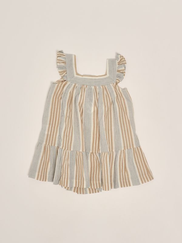 2. Miriam cotton and viscose newborn dress White-Beige 1+ in the family 130