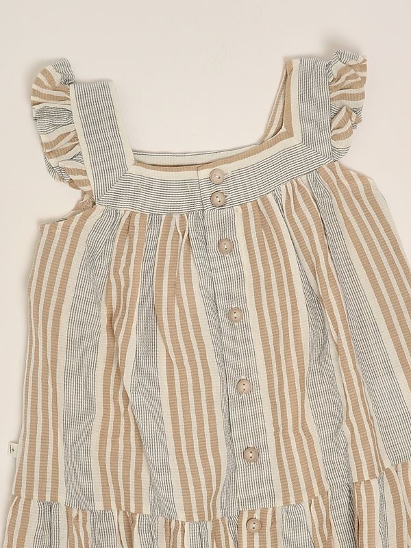 3. Miriam cotton and viscose newborn dress White-Beige 1+ in the family 130