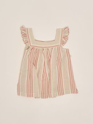 Babybluse Magda aus Bio-Baumwolle und Viskose Rosa-beige 1+ in the family