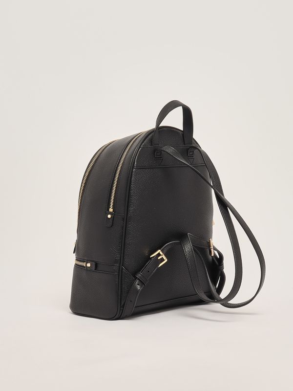 2. Rhea leather backpack for women Black Michael Kors 30s5gezb1l