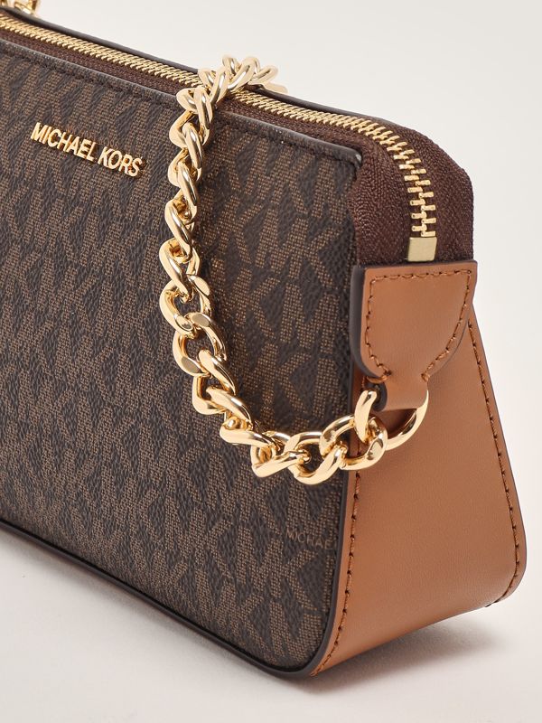 5. Jet Set women's imitation leather bag Brown Michael Kors 32f1gj6w6b