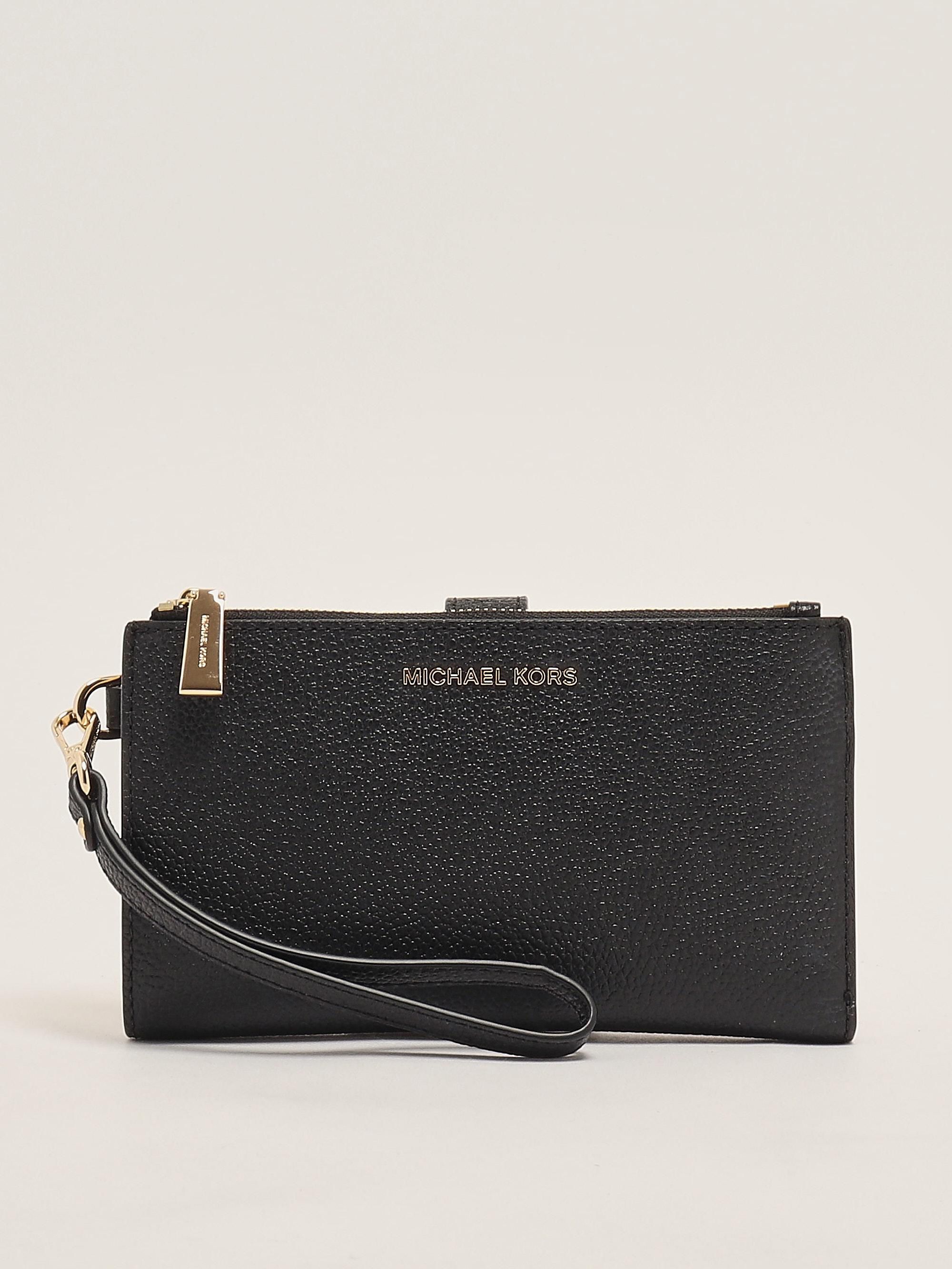 Adele women's leather wallet 32t7gafw4l Black | Caposerio.com