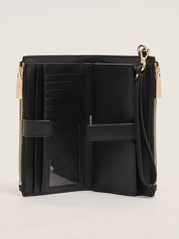 3. Adele women's leather wallet Black Michael Kors 32t7gafw4l