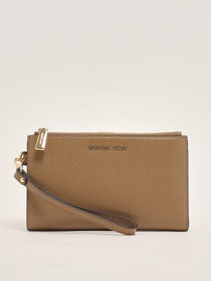 1. Adele women's leather wallet Turtledove
