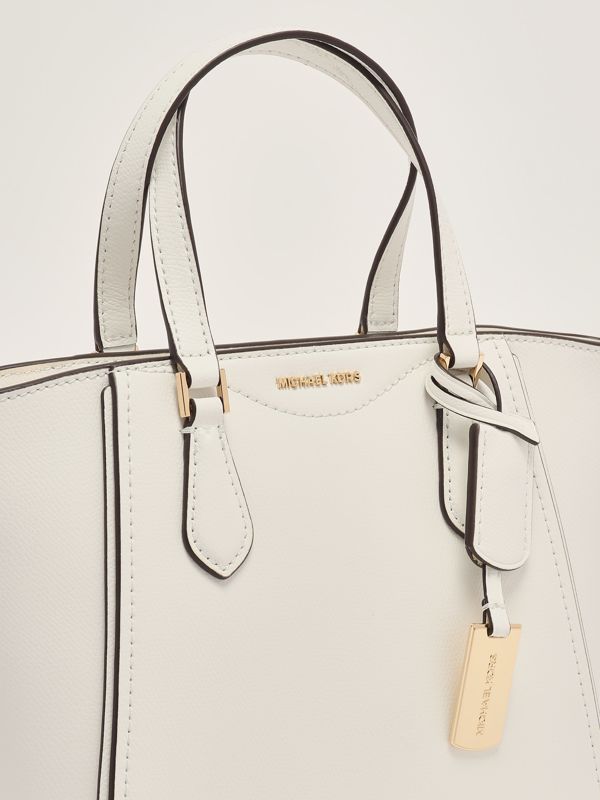 5. Taryn leather bag for women Optical White Michael Kors 32f4gtbc1l