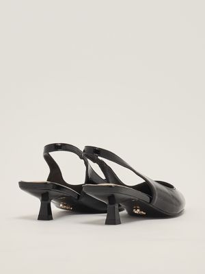 3. Abuja women's slingback in patent leather Black