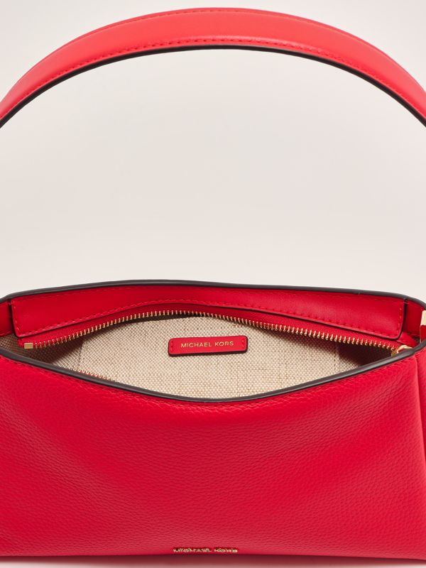 Borsa A Tracolla Donna NICOLE&DORIS In Ecopelle Rossa Con Zip