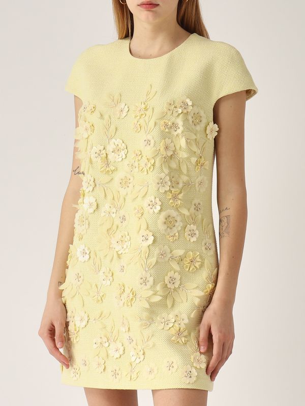 4. Women's cotton tweed dress Lemonade Elisabetta Franchi ab80752e2