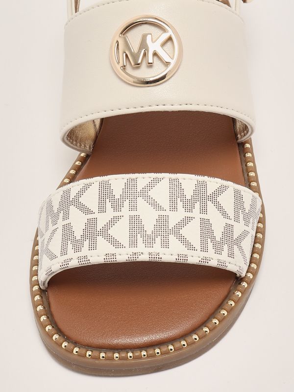 5. Baby girl leatherette sandal Vanilla Michael Kors mk02050