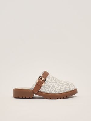 Sandalen aus Kunstleder für Mädchen Vanille Michael Kors