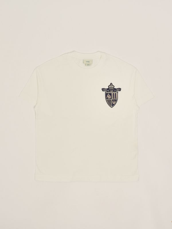 Cotton T-shirt for boys jmi4777aj White | Caposerio.com