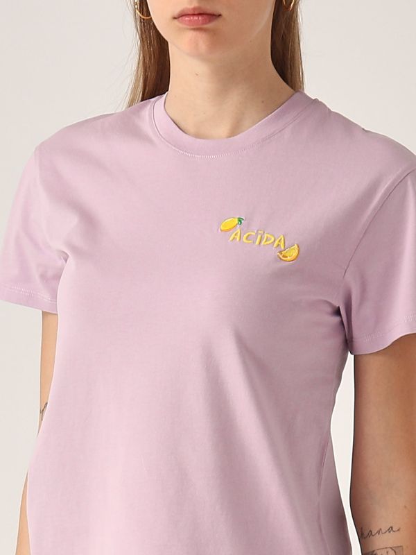 4. T-shirt donna in cotone Acida 24 MC2 Saint Barth emi0001