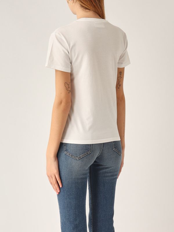 3. T-shirt donna in cotone Ansia Classica MC2 Saint Barth emi0001