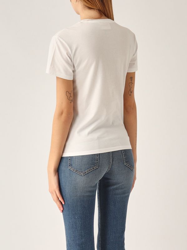 3. T-shirt donna in cotone Ansia MC2 Saint Barth emi0001