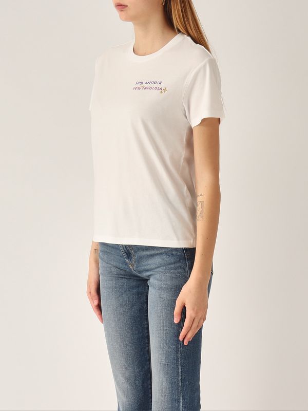 2. T-shirt donna in cotone Ansia MC2 Saint Barth emi0001