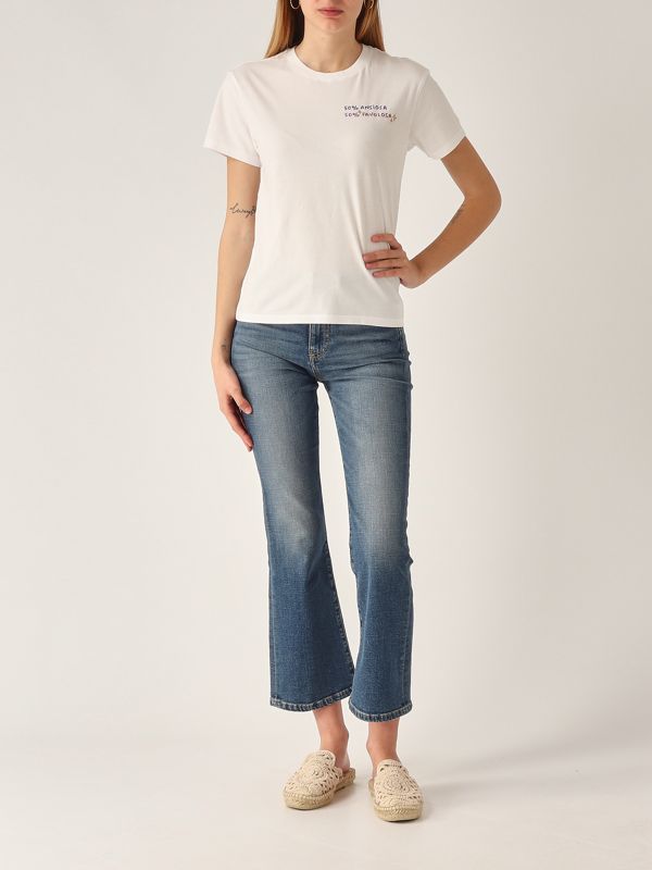5. T-shirt donna in cotone Ansia MC2 Saint Barth emi0001