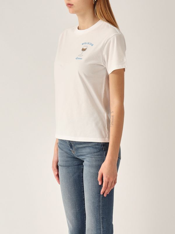 2. T-shirt donna in cotone Boll Queen MC2 Saint Barth emi0001