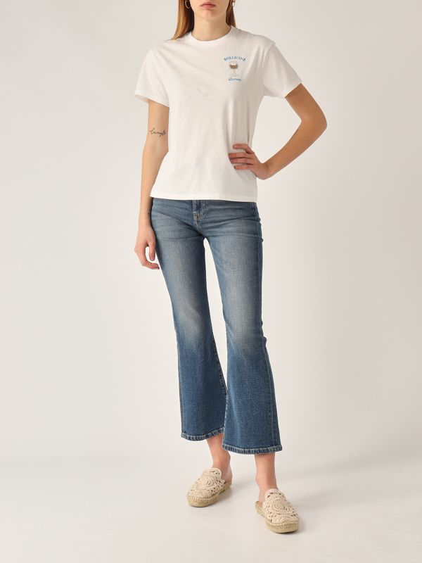 5. T-shirt donna in cotone Boll Queen MC2 Saint Barth emi0001
